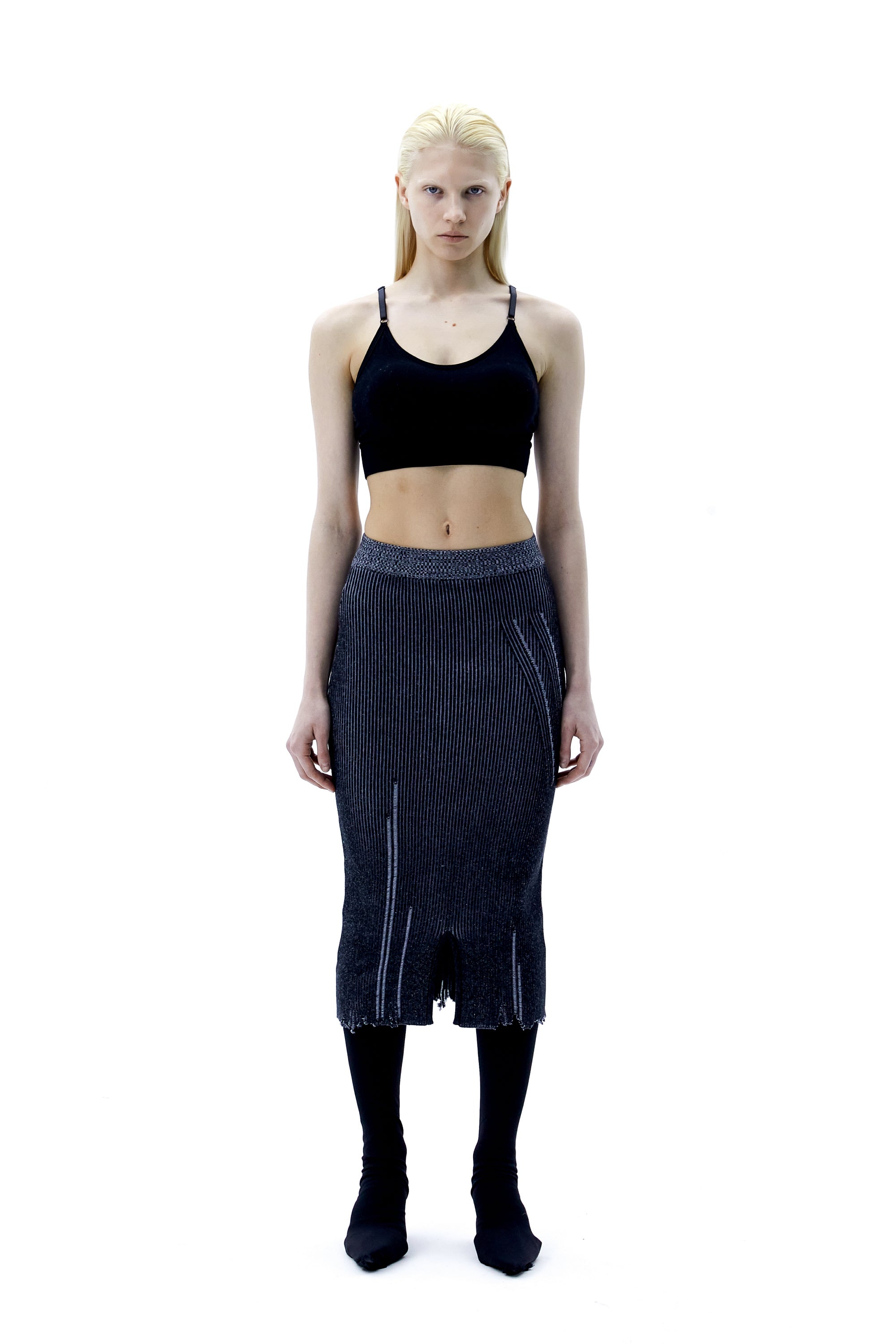 (ARIELLA) WOUNDED SKIRT-2