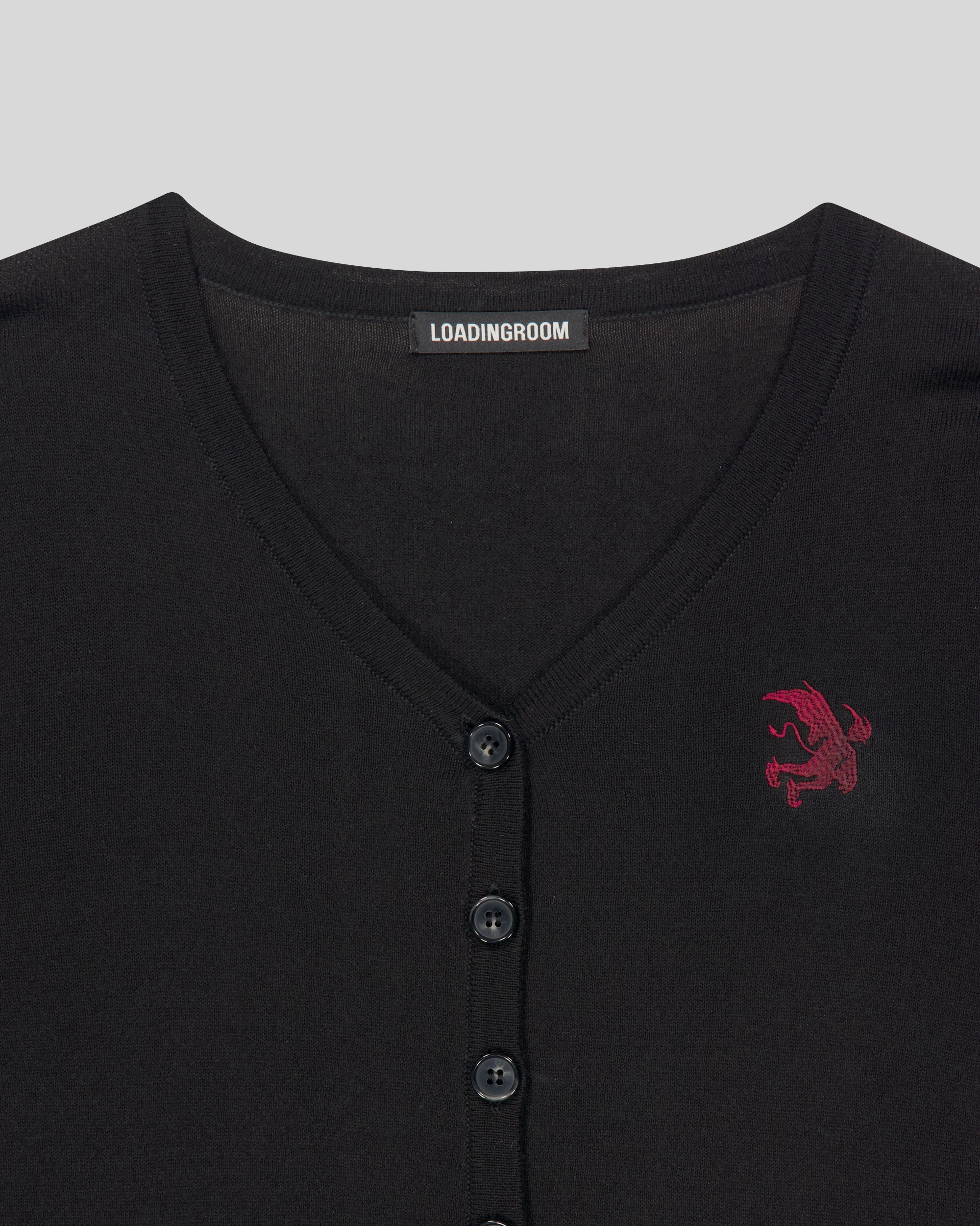 RUCHED KNIT CARDIGAN