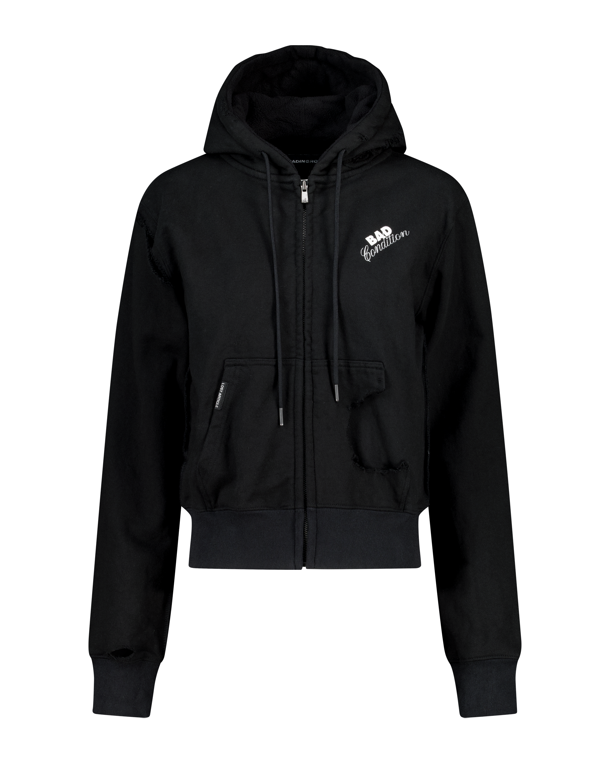 (EMMA) BAD HOODED ZIP