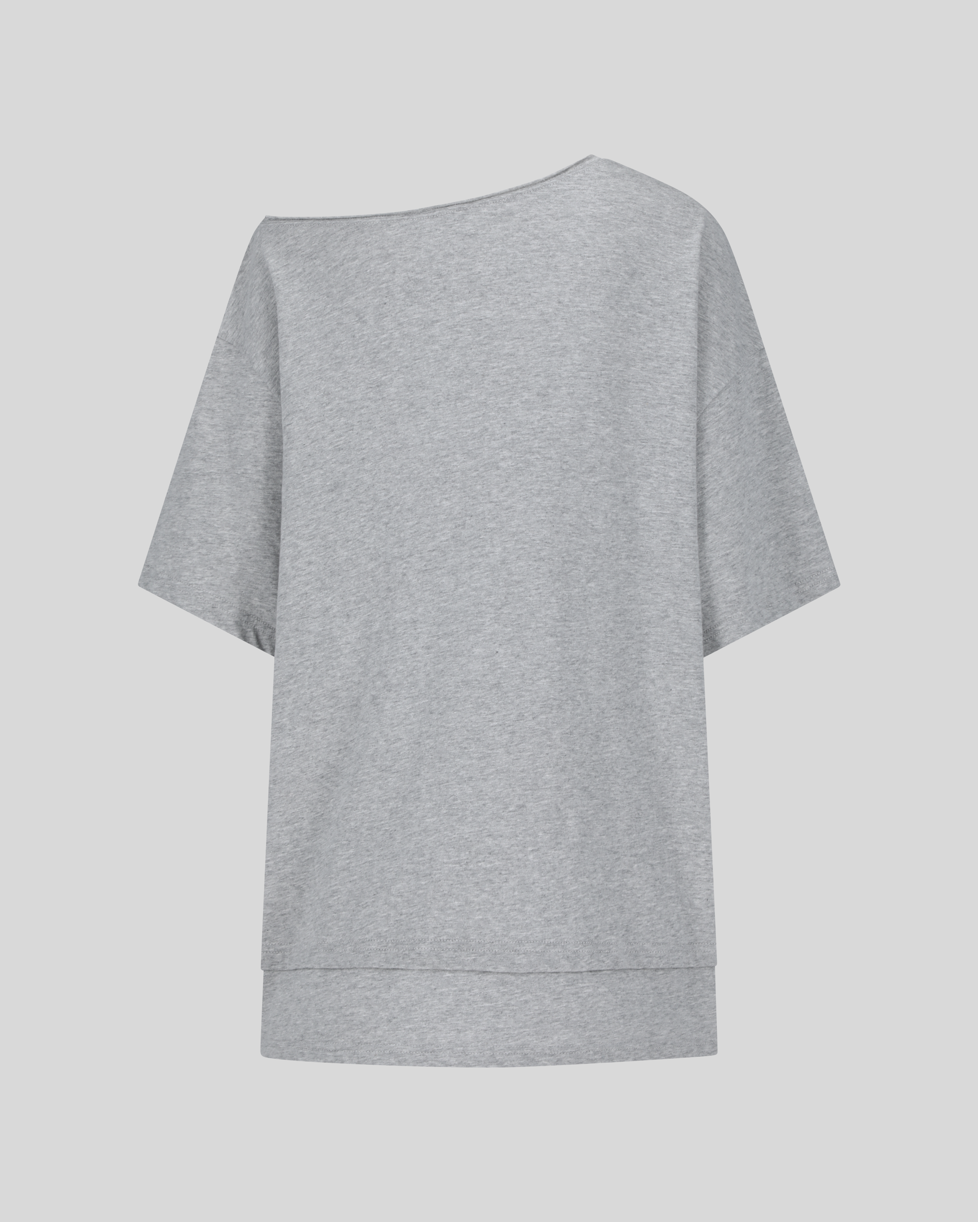 LAYERED ONE SHOULDER TEE