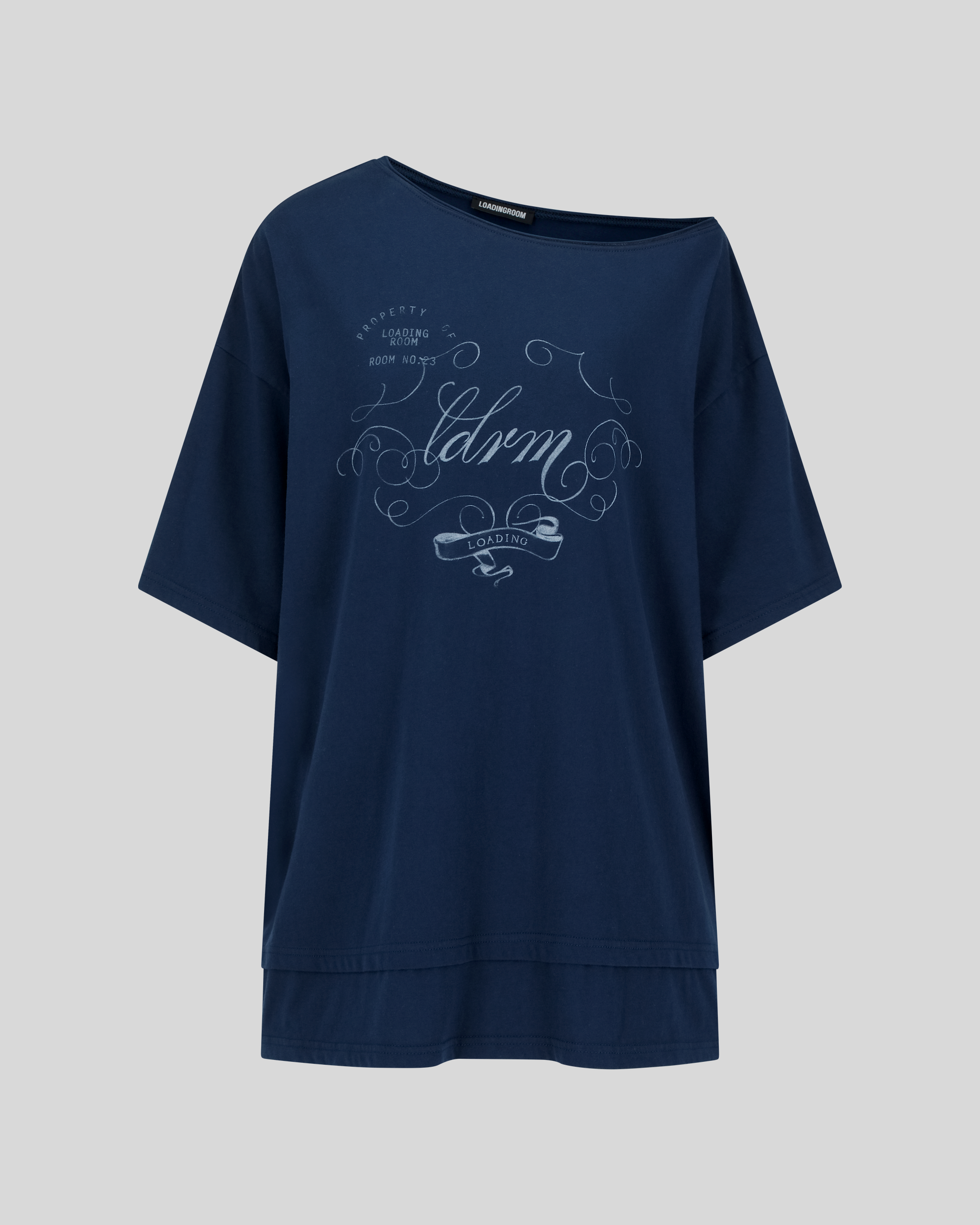 LAYERED ONE SHOULDER TEE