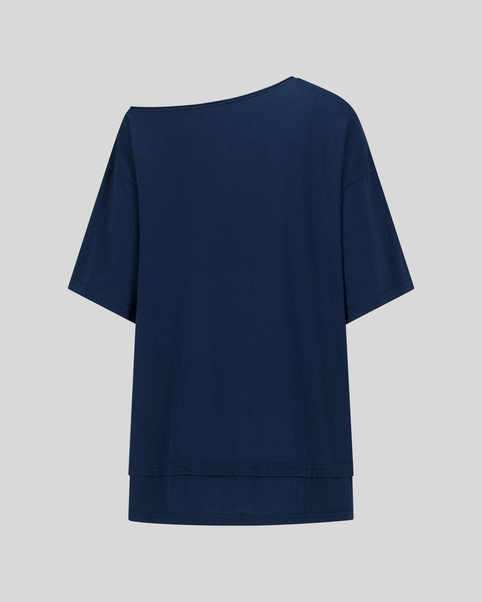 LAYERED ONE SHOULDER TEE