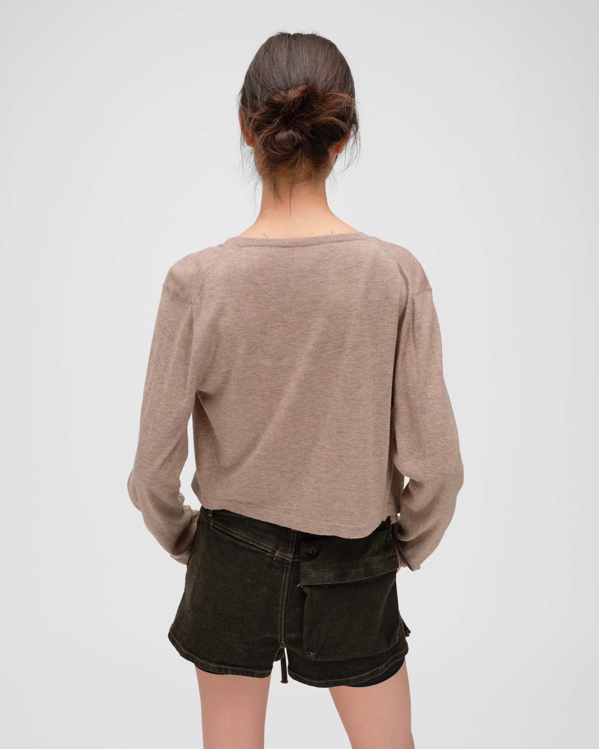 CASHA CREWNECK CARDIGAN