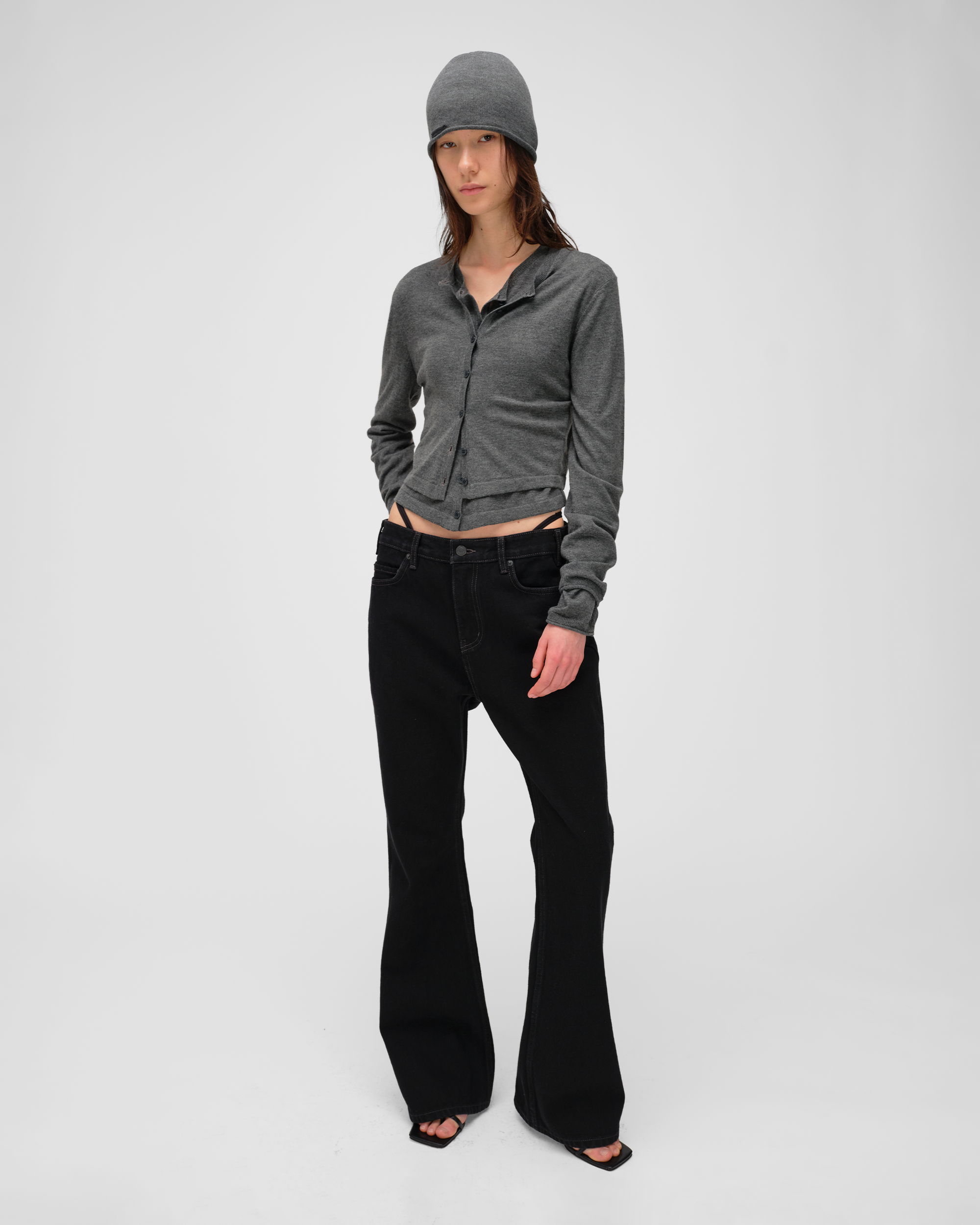 CASHA CREWNECK CARDIGAN