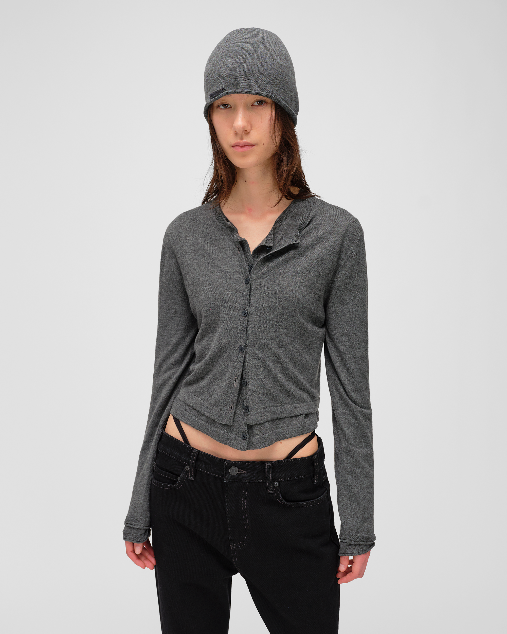 CASHA CREWNECK CARDIGAN