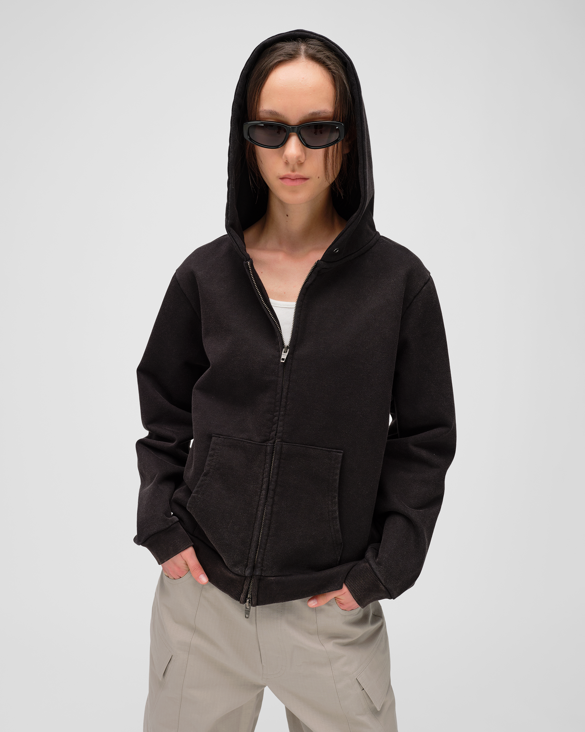 REGULAR FIT HOODIE ZIP