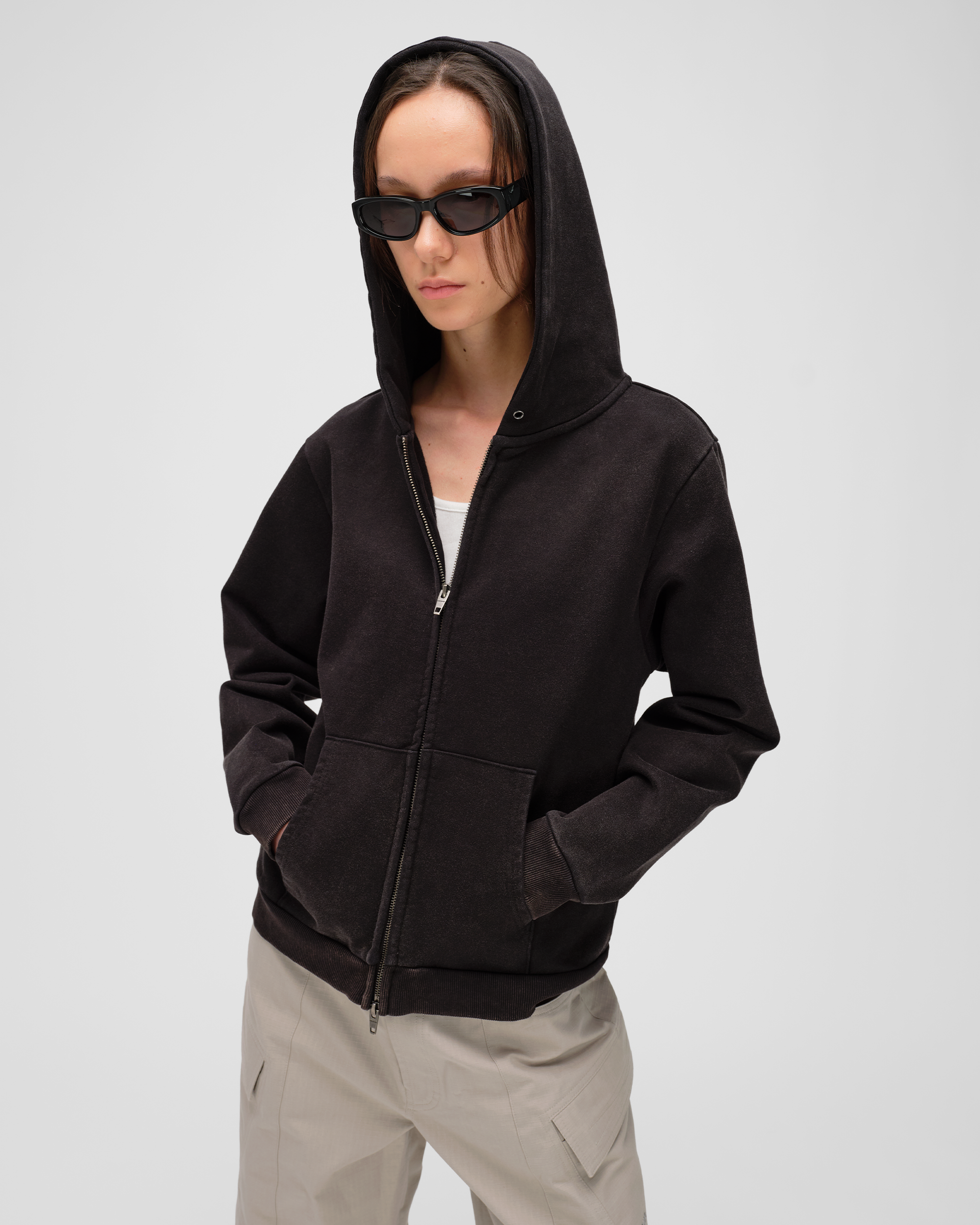 REGULAR FIT HOODIE ZIP