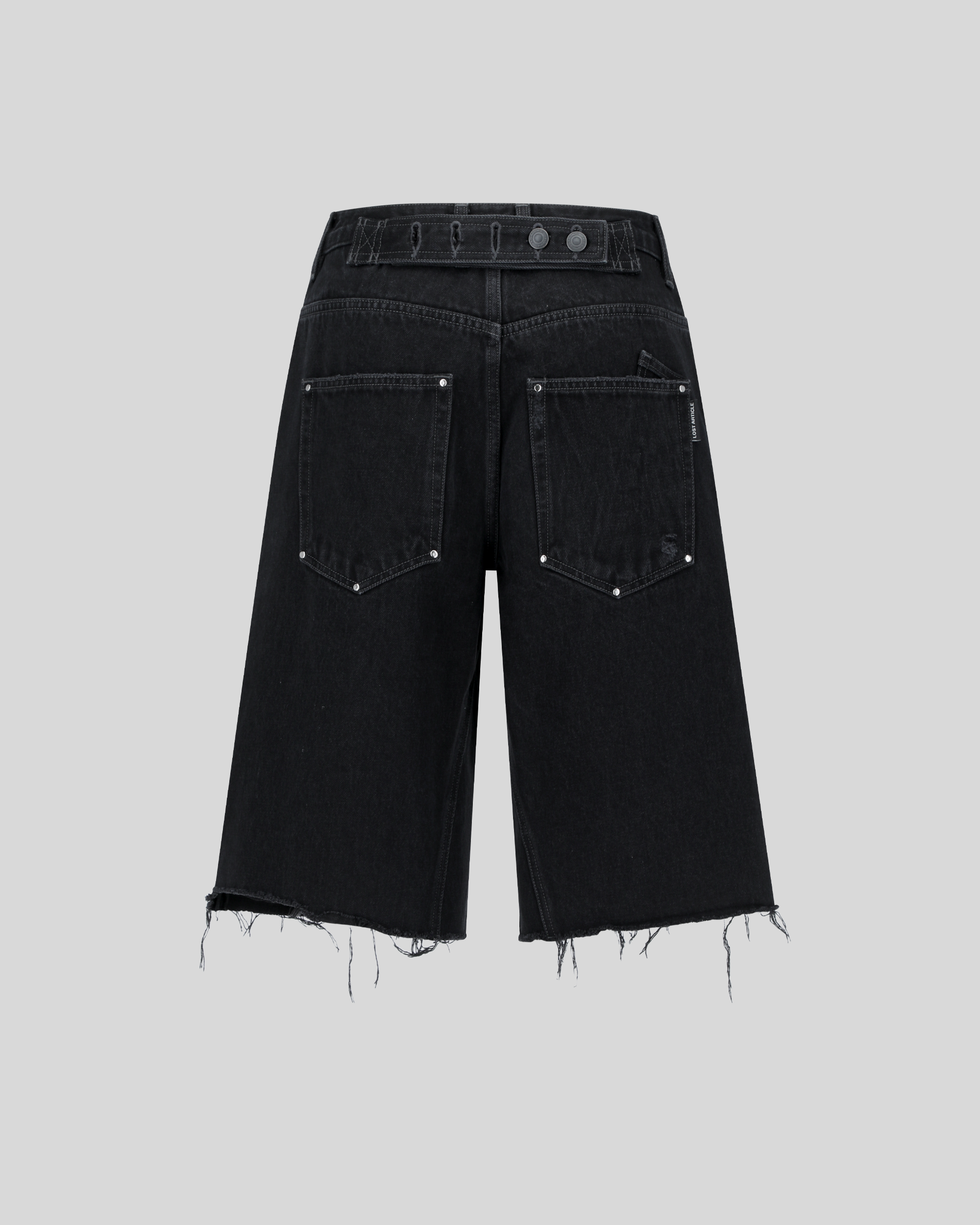 90's STUD DENIM SHORTS