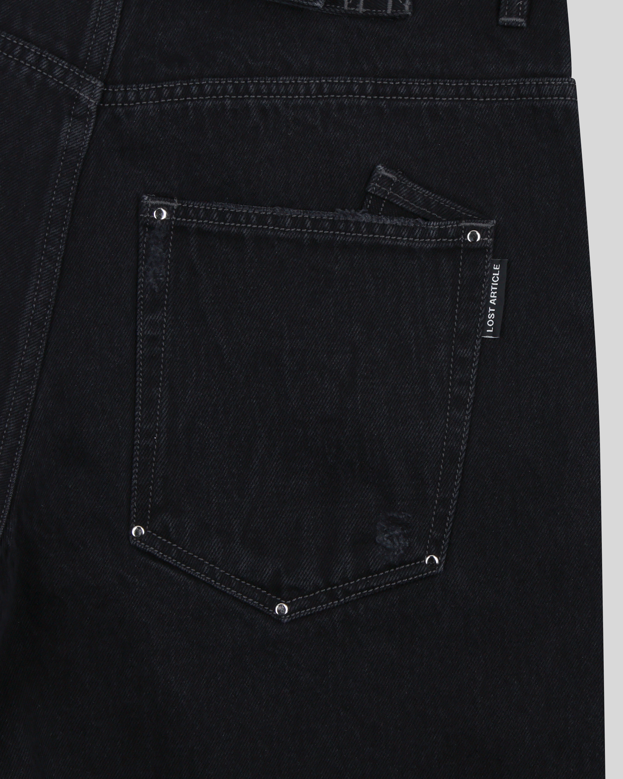 90's STUD DENIM SHORTS