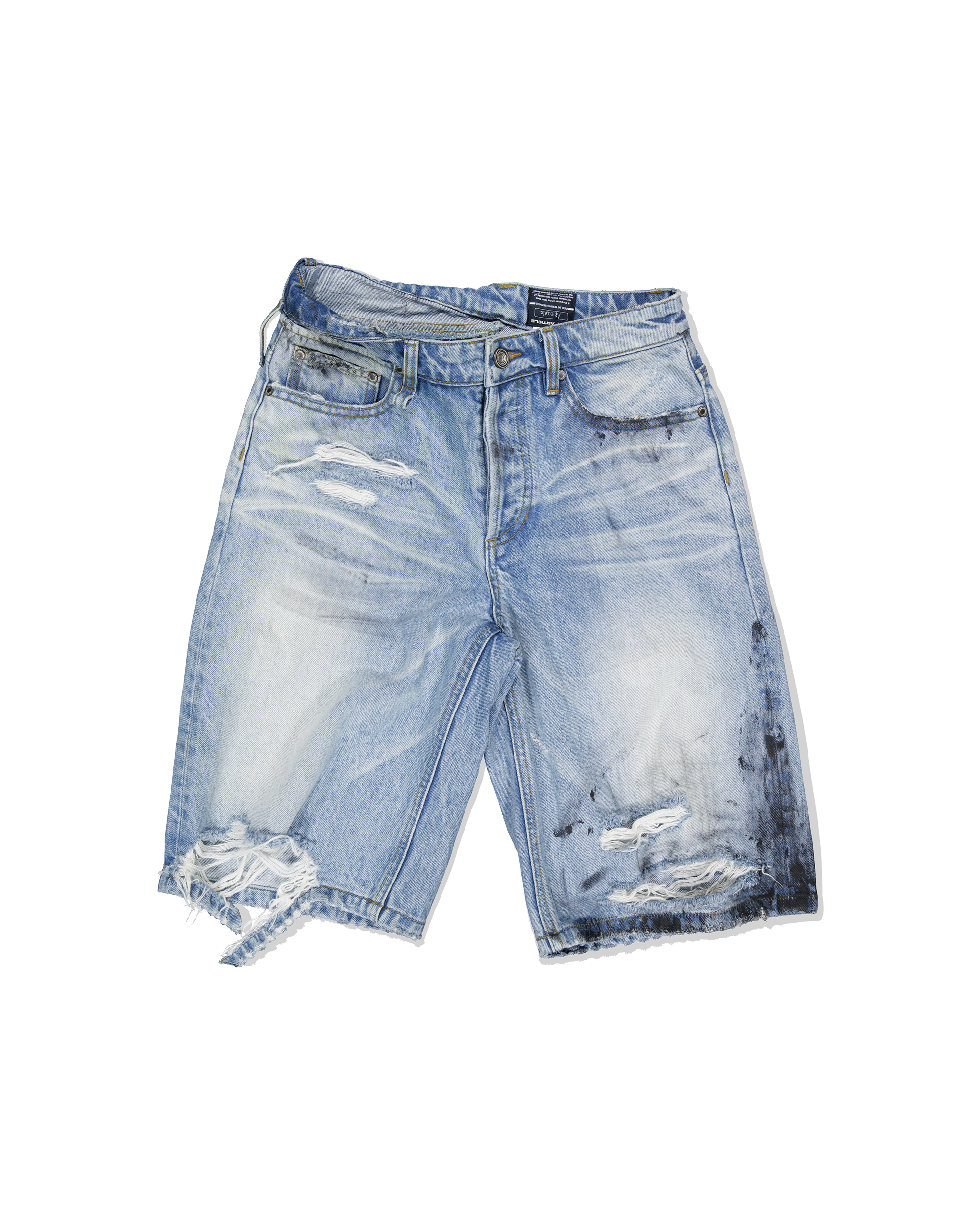 (ARIELLA) Dirty Denim Shorts