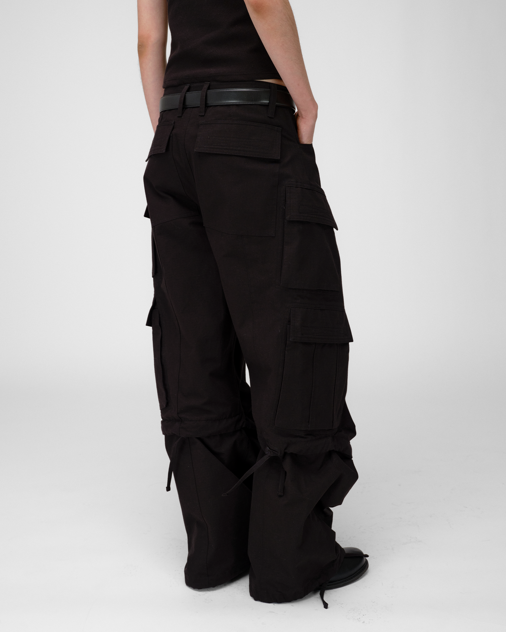 COWL CARGO PANTS