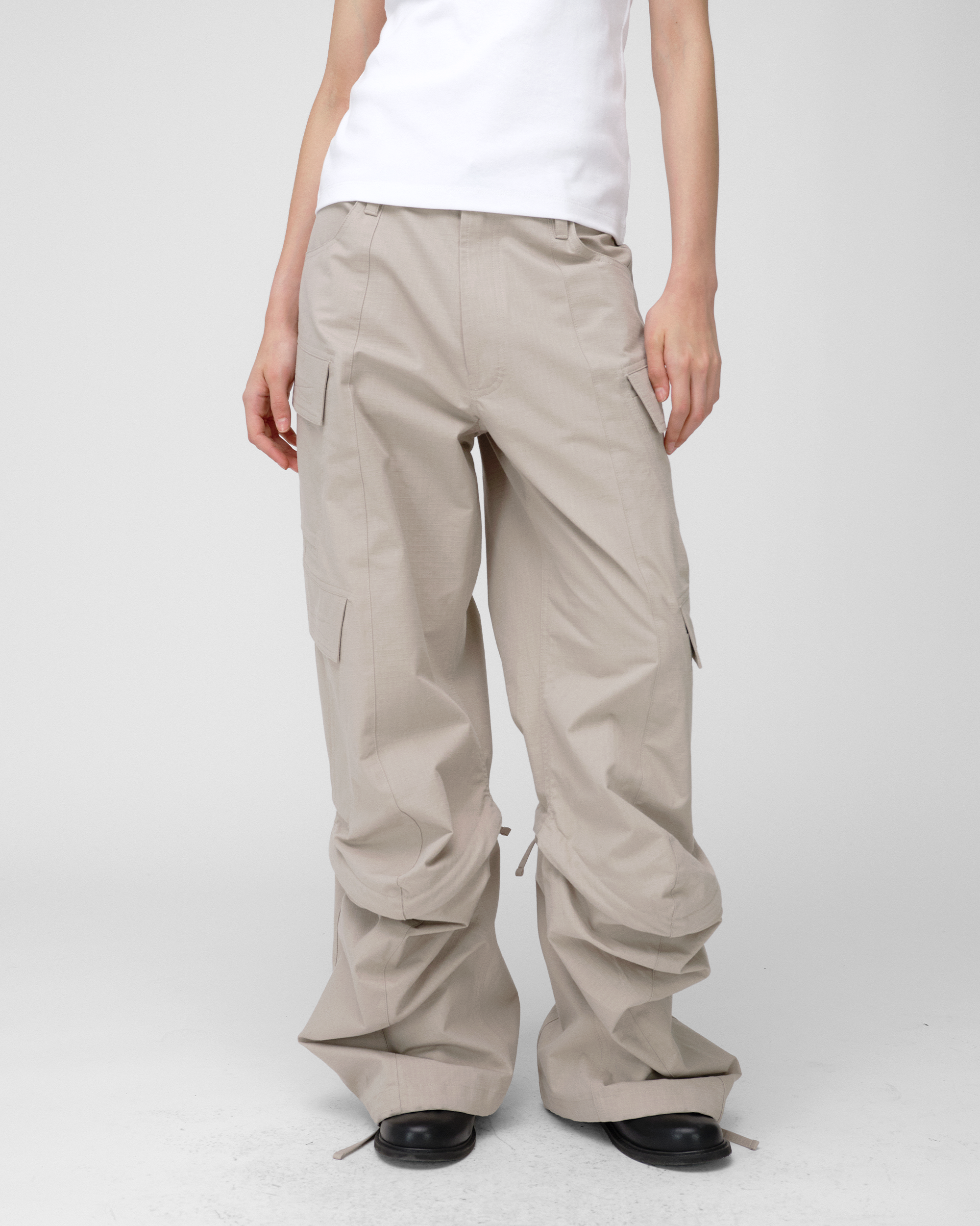 COWL CARGO PANTS