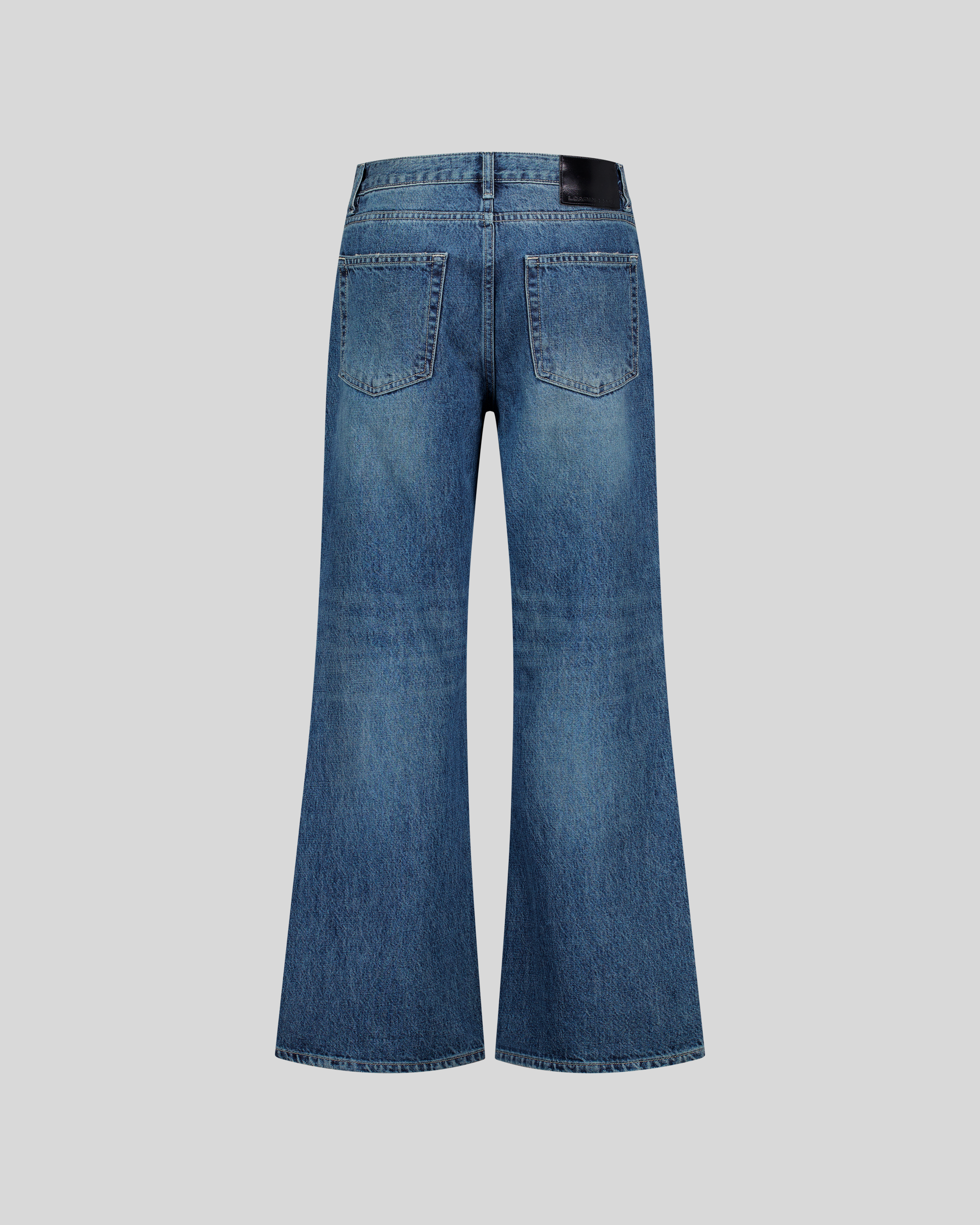 DAMAGED STRAIGHT JEANS