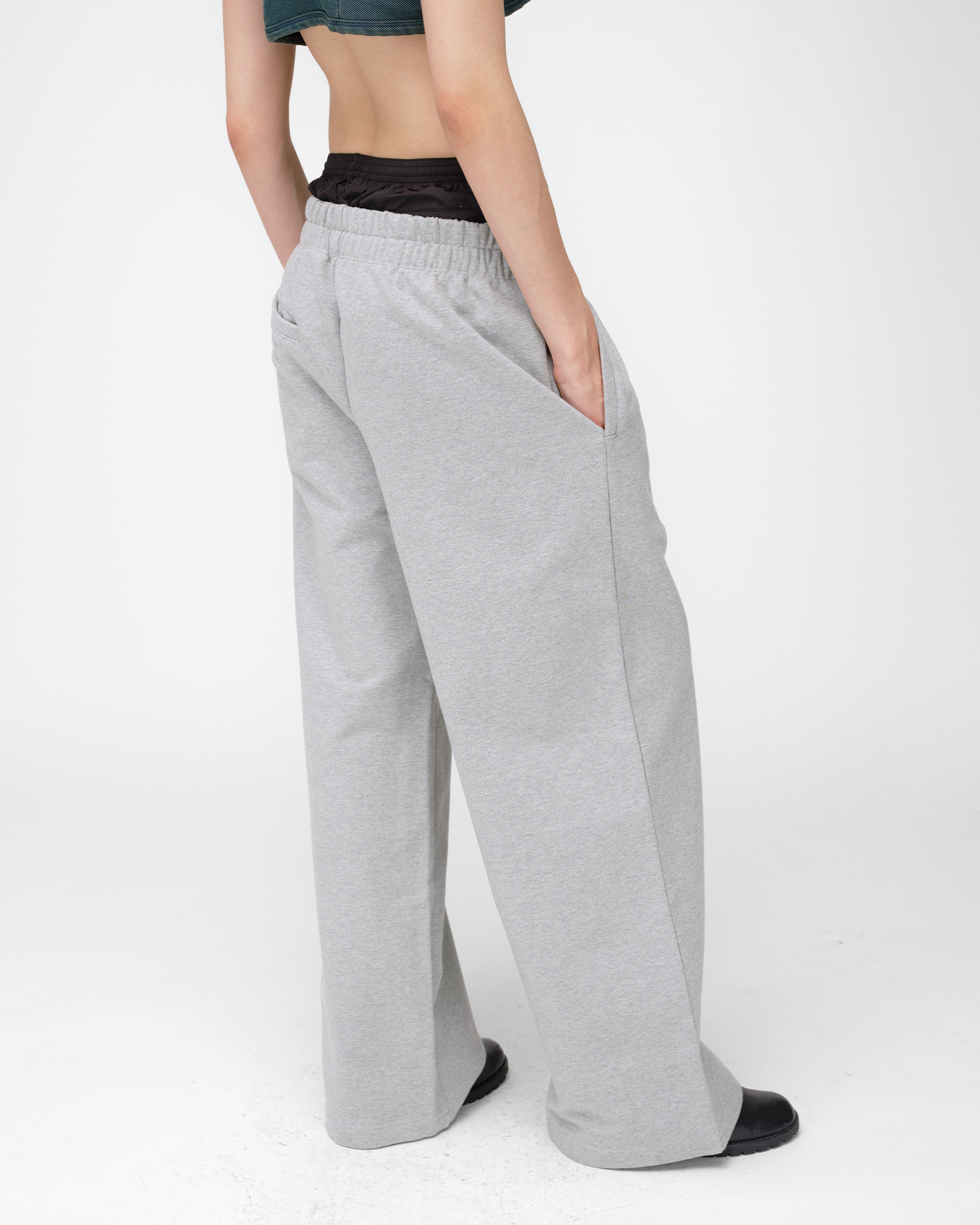 LAYERED SWEATPANTS