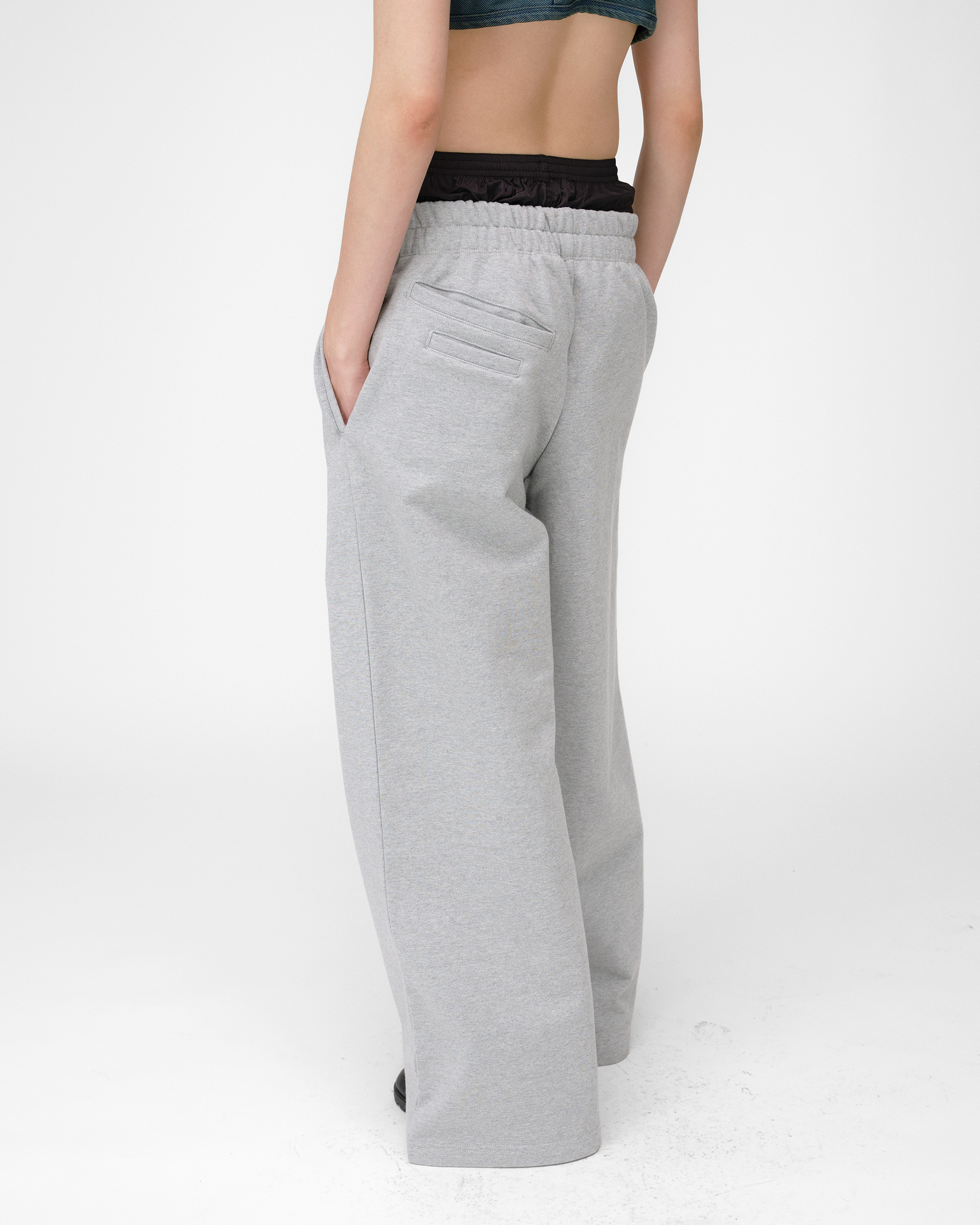 LAYERED SWEATPANTS