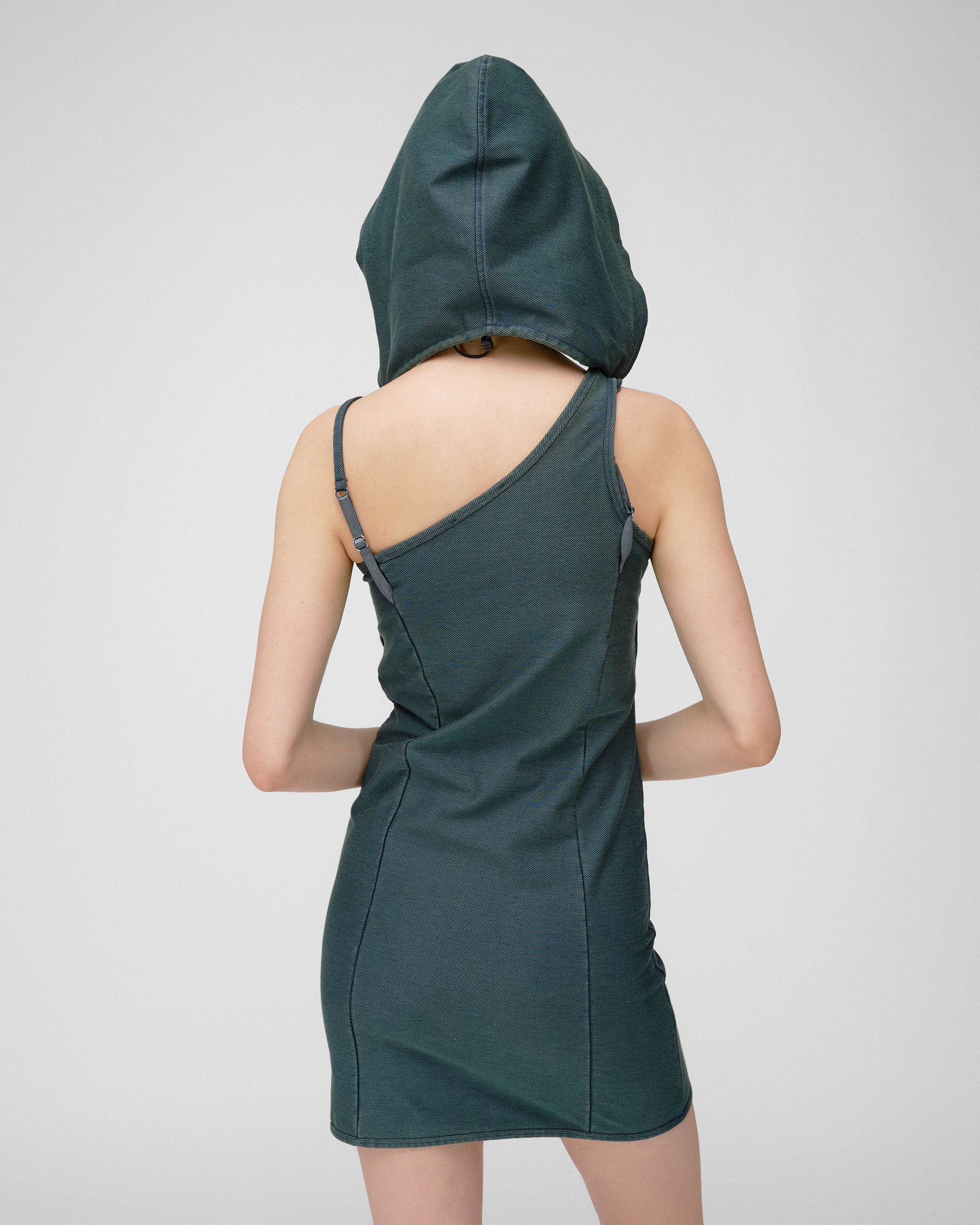 SLIP HOODIE DRESS