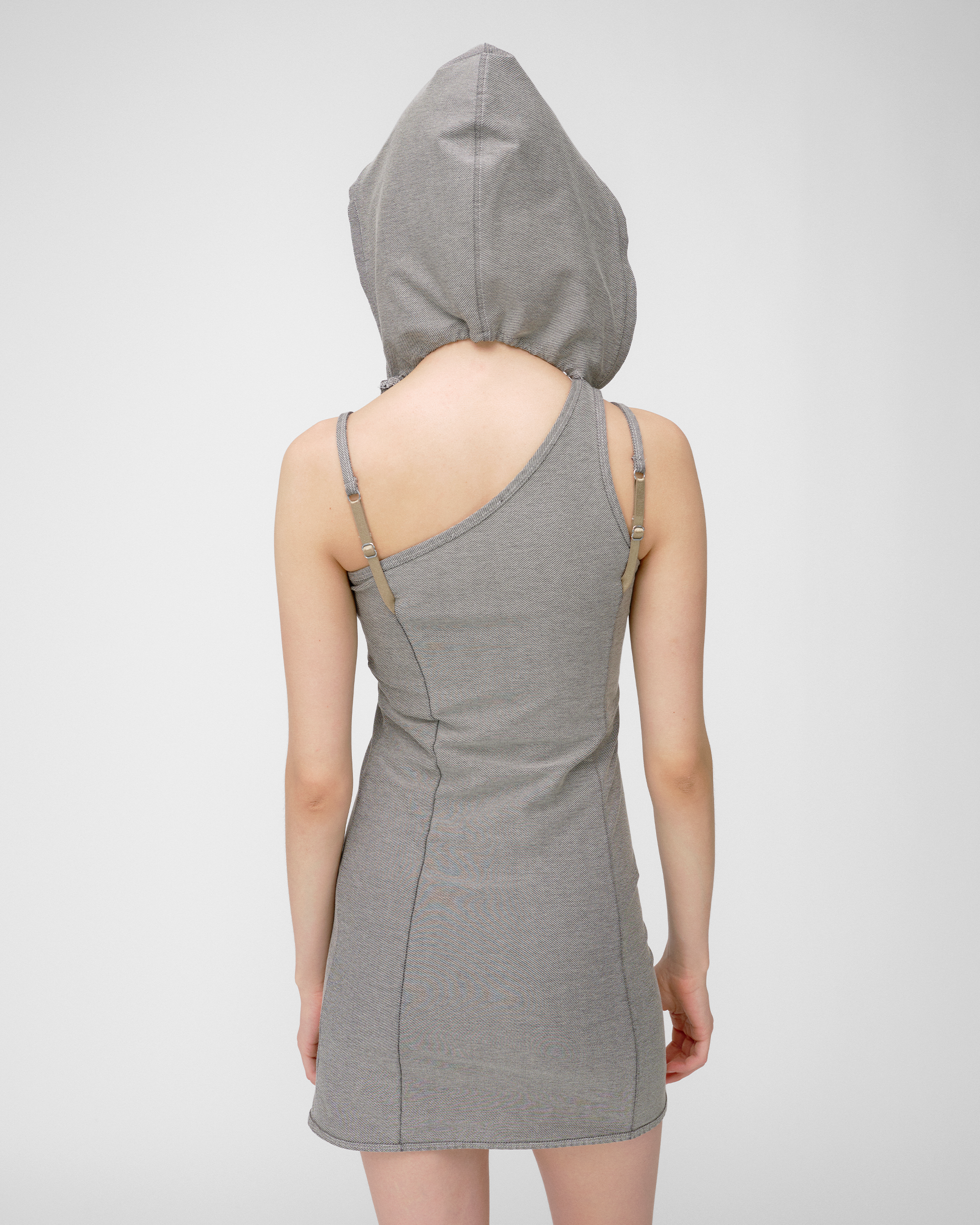 SLIP HOODIE DRESS
