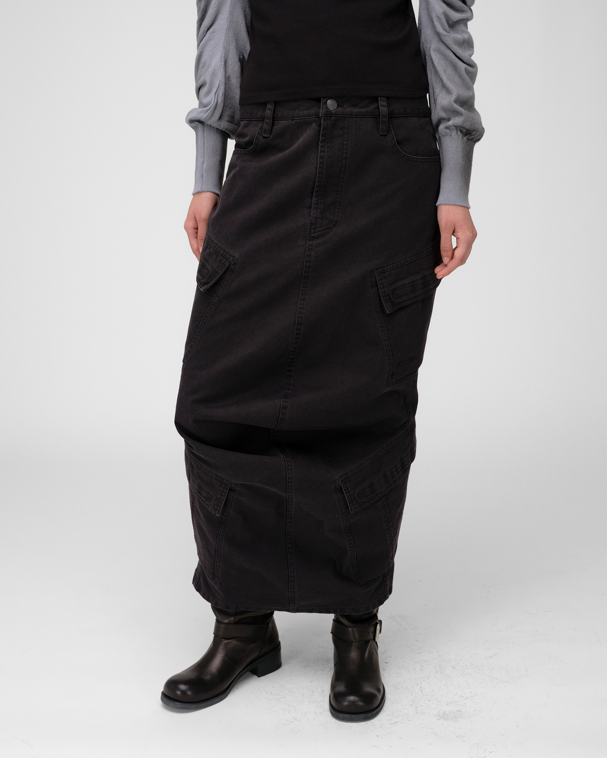 COWL CARGO SKIRT