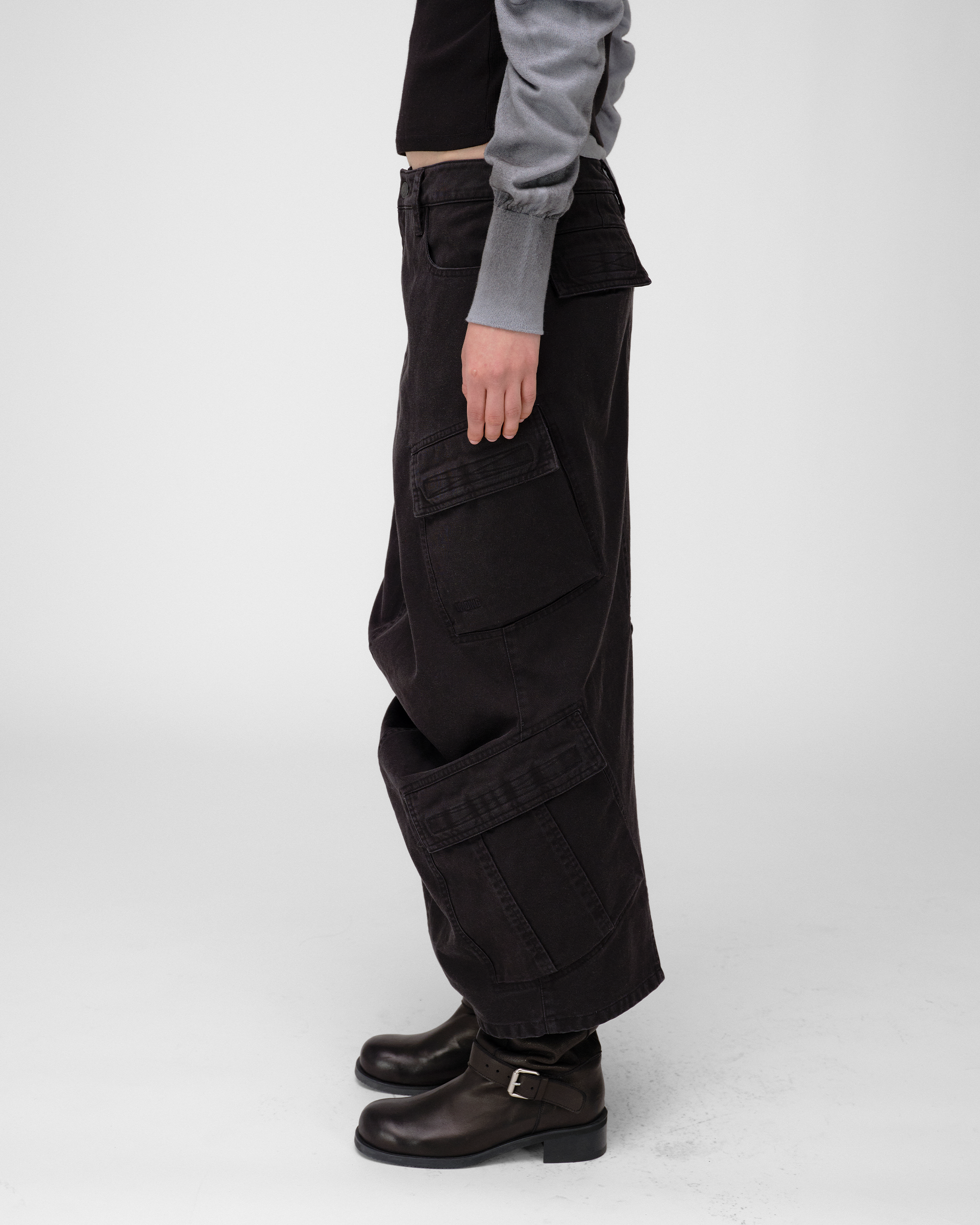 COWL CARGO SKIRT