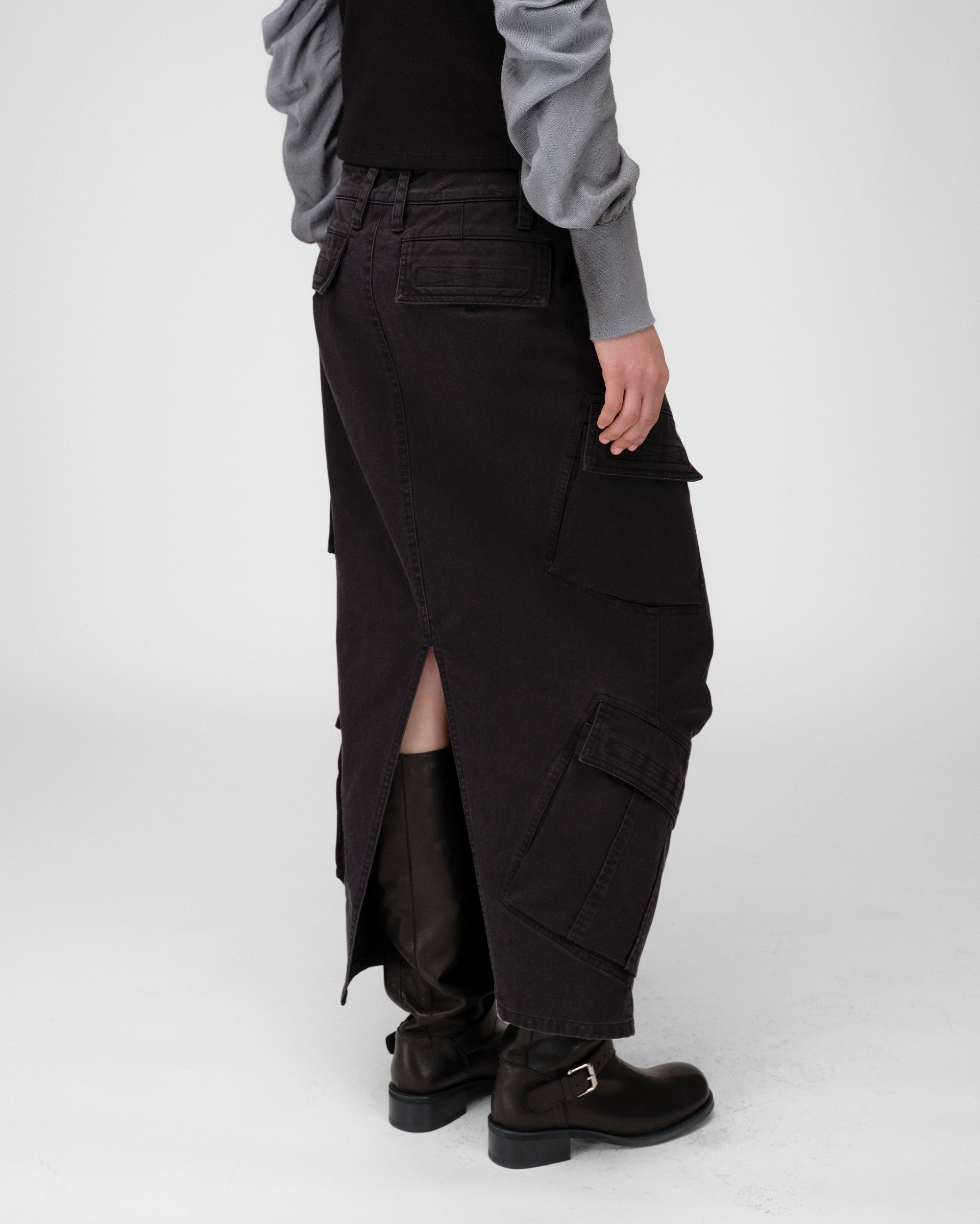 COWL CARGO SKIRT