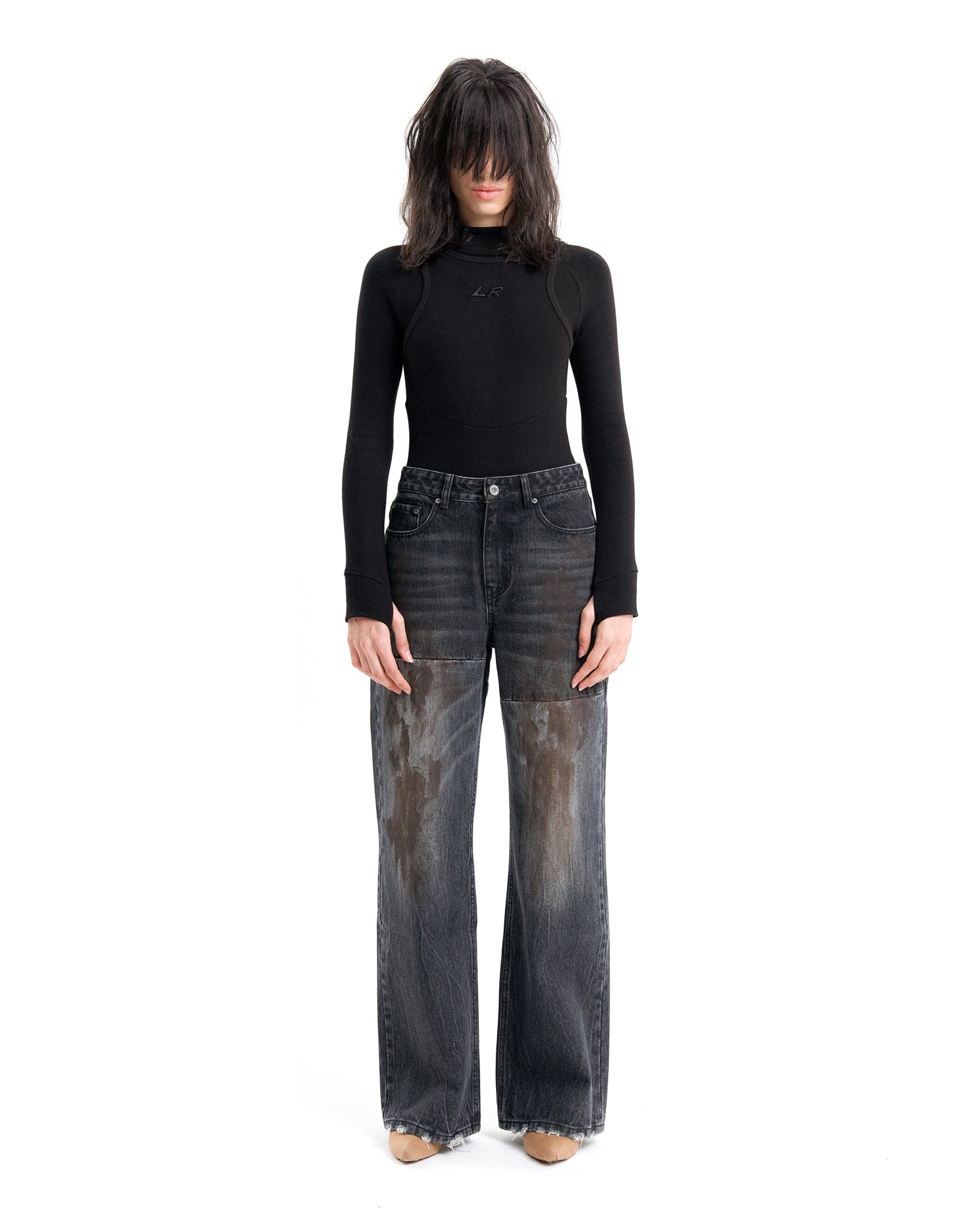 (EMMA) STRANGE DENIM PANTS