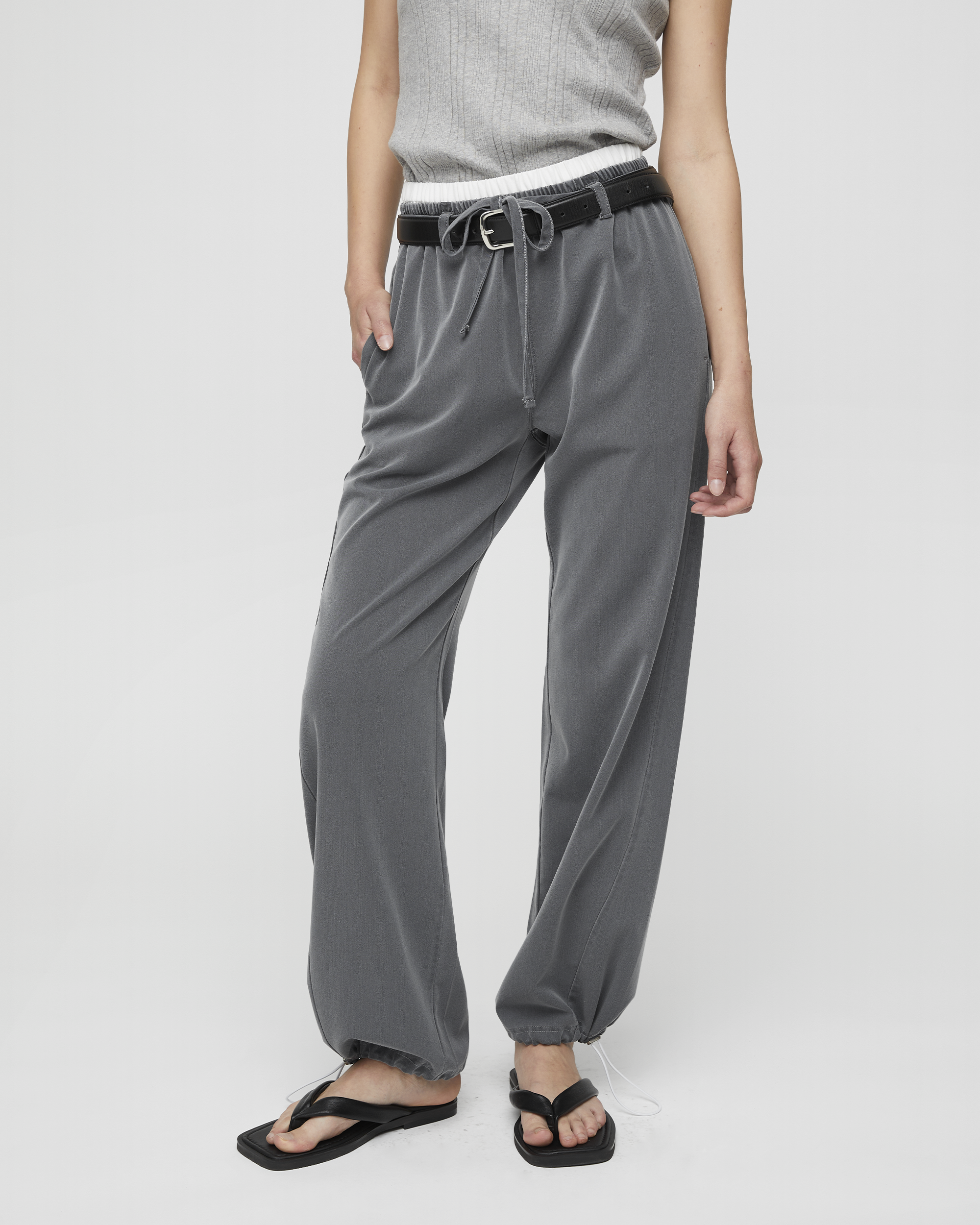 DOUBLE WAIST EASY PANTS