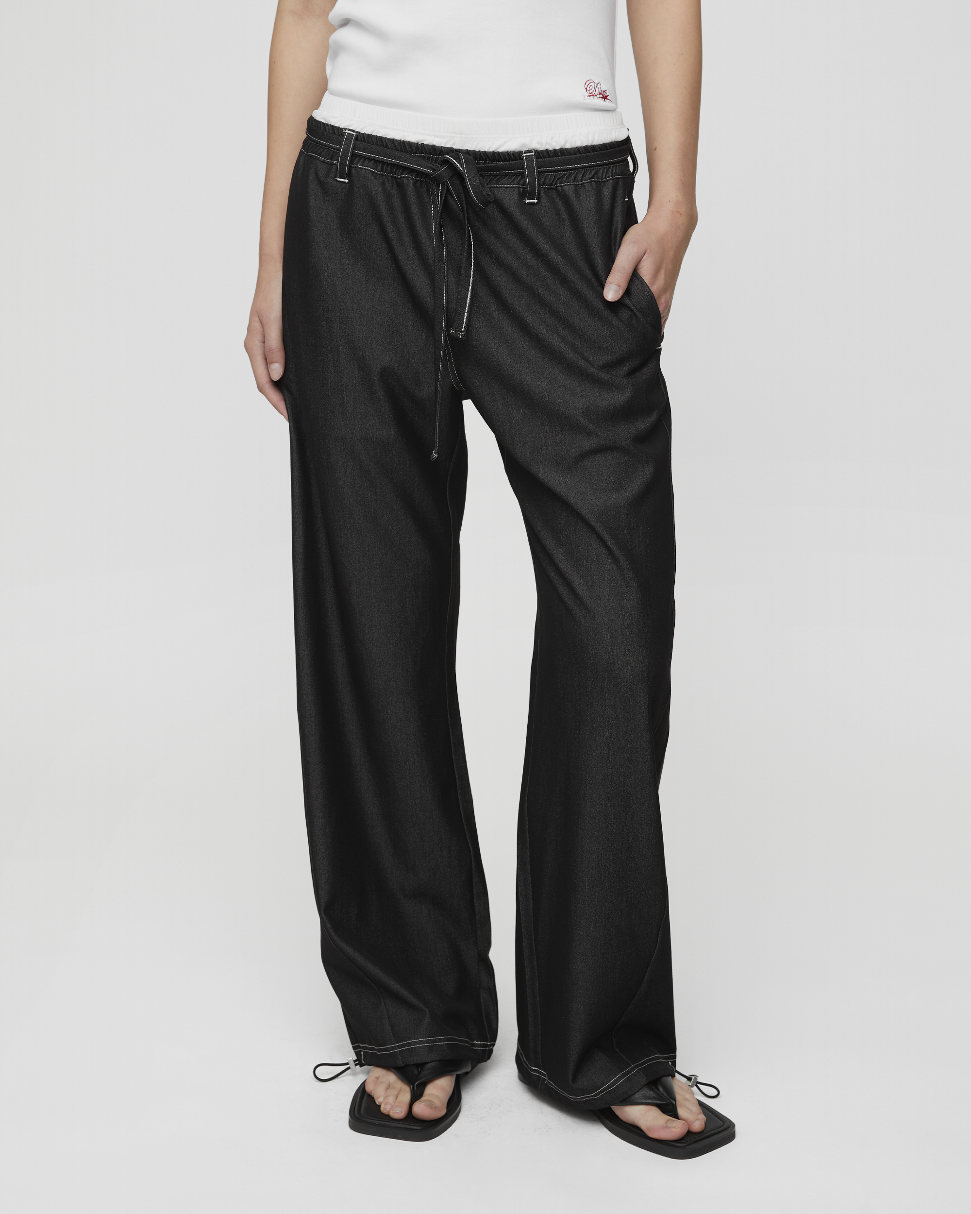DOUBLE WAIST EASY PANTS