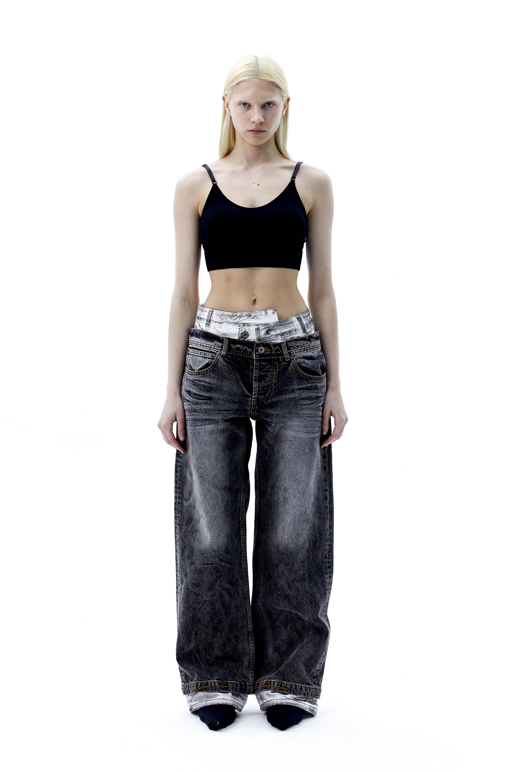 (ARIELLA) Strange Denim Pants